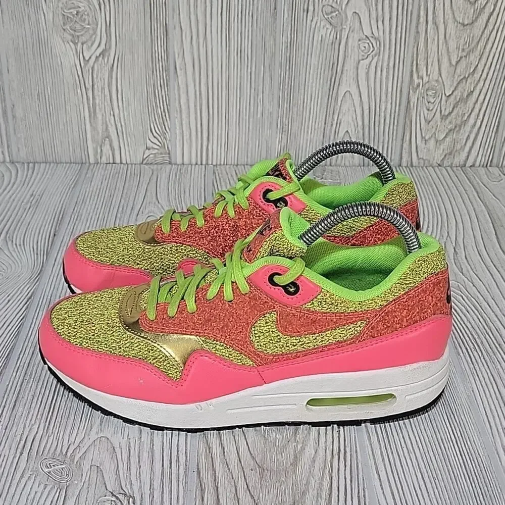 Nike Air Max 1 SE 'Ghost Green/ Hot Punch' Women's 8 - Picture 5 of 13